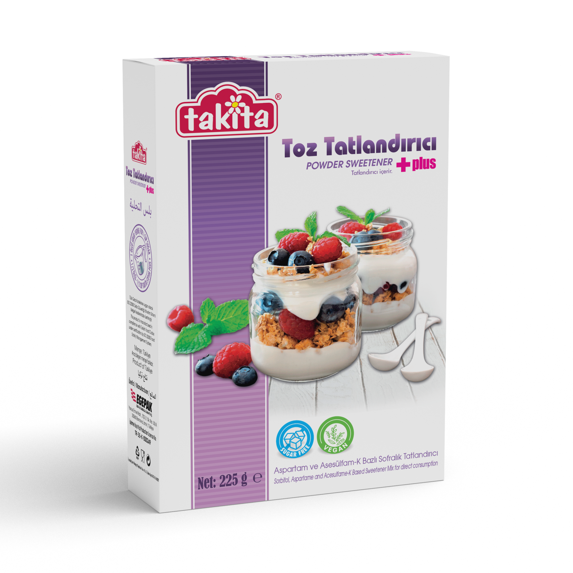 TOZ TATLANDIRICI PLUS 225 GR