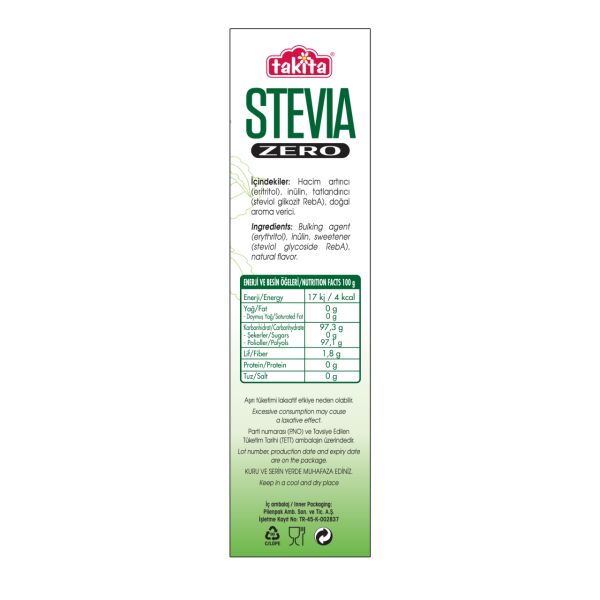 STEVİA ZERO TOZ TAT.250 GR