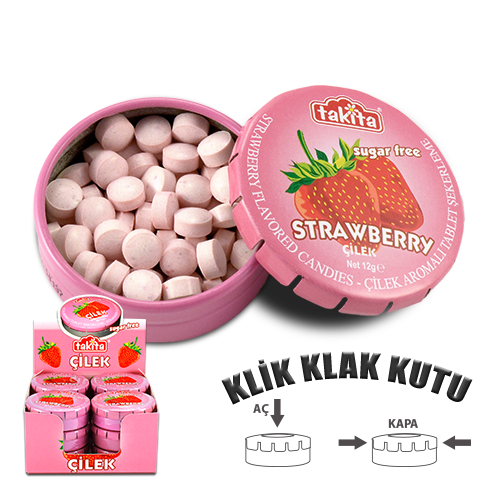 ÇİLEK AROMALI TAB. 12Lİ PAKET
