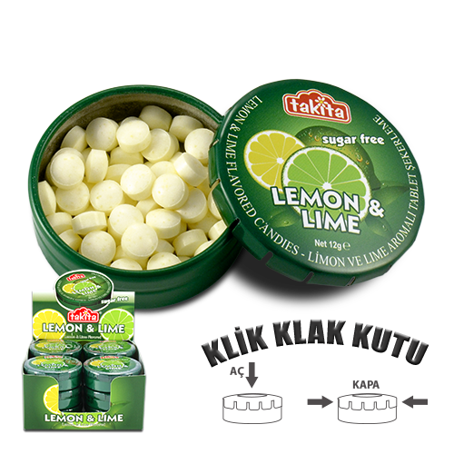 LEMON&LIME AROMALI TAB. 12Lİ PAKET